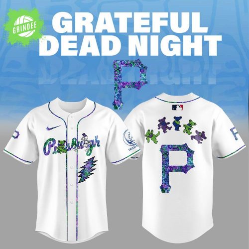 Pittsburgh Pirates Grateful Dead Night Jersey Flat Cap Set