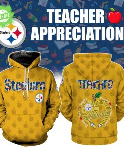 Pittsburgh Steelers Teacher Appreciation 3D Hoodie – NFL Educator Tribute