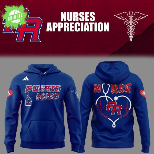 Puerto Rico Baseball Nurse Appreciation Hoodie – 2025 Tribute