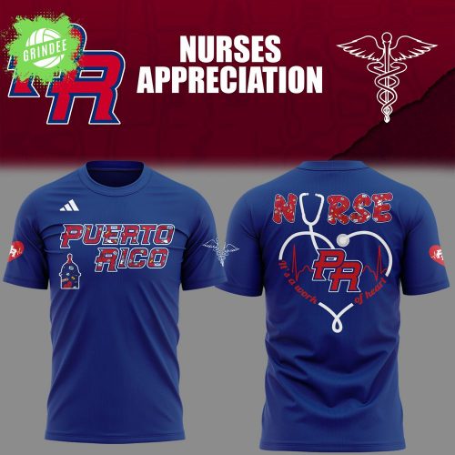 Puerto Rico Baseball Nurse Appreciation T-Shirt – Custom Design