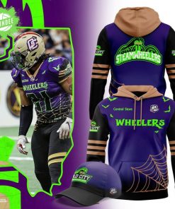 Quad City Steamwheelers Halloween Hoodie 2025 – IFL Halloween Special Sweatshirt
