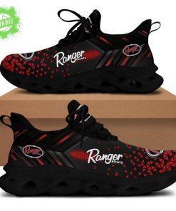 Ranger Boats Custom Running Shoes – Black Red Athletic Sneakers for Fishing Fan