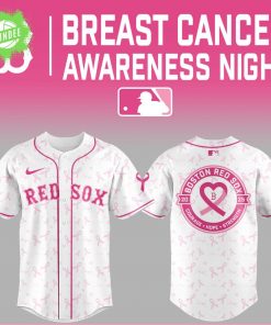 Red Sox Cancer Awareness Night Baseball Jersey – 2025 Tribute Edition