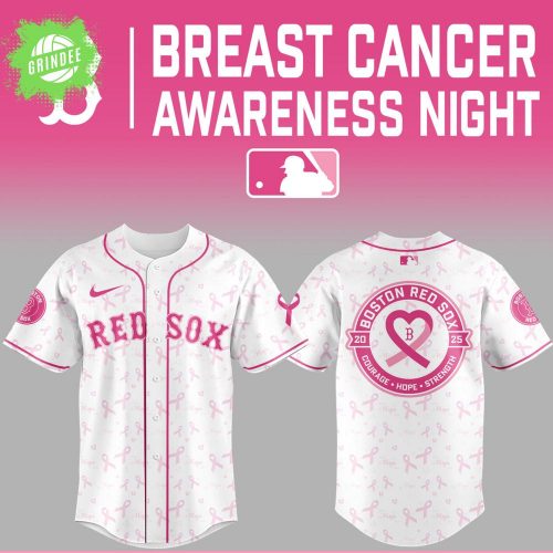 Red Sox Cancer Awareness Night Baseball Jersey – 2025 Tribute Edition