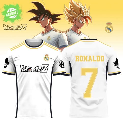 Ronaldo x Dragon Ball T-Shirt – Anime Football Fan Tee for 2025
