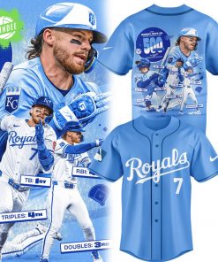 Royals Bobby Witt Jr 500 Games Milestone Tribute Shirt