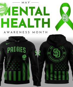SD Padres Mental Health Awareness Month 2025 Hoodie – Padres Mental Wellness Drop