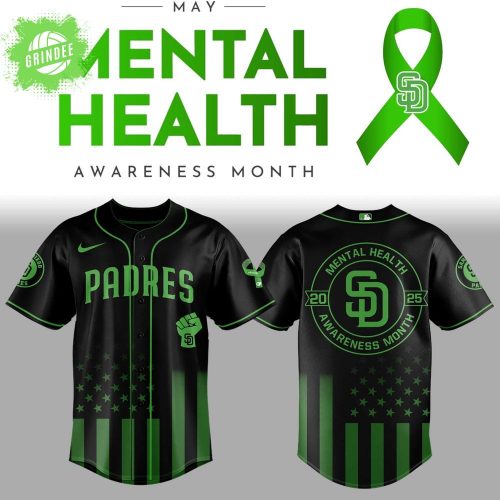 SD Padres Mental Health Awareness Month 2025 Jersey – San Diego Edition