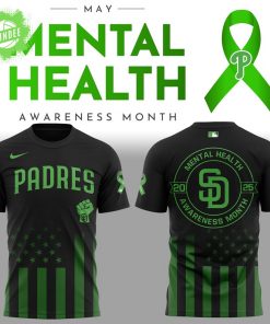SD Padres Mental Health Awareness Month 2025 T-Shirt – Fan Care Tee