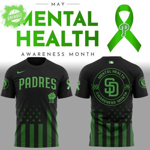 SD Padres Mental Health Awareness Month 2025 T-Shirt – Fan Care Tee