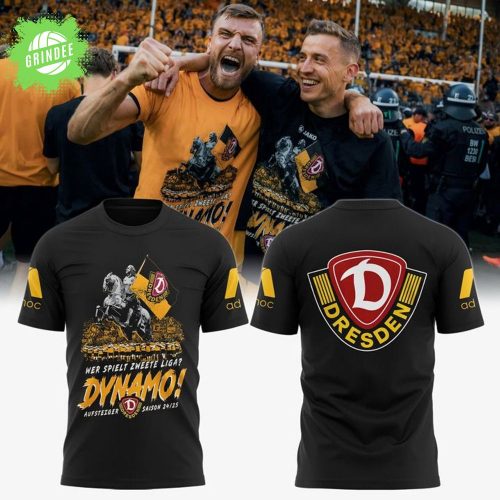 SG Dynamo Dresden Black T-Shirt – Club Fan Gear