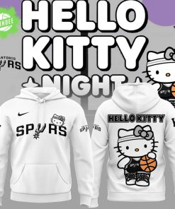 San Antonio Spurs x Hello Kitty Hoodie – Cute NBA Collab 2025