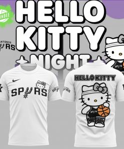 San Antonio Spurs x Hello Kitty T-Shirt – Kawaii NBA Edition