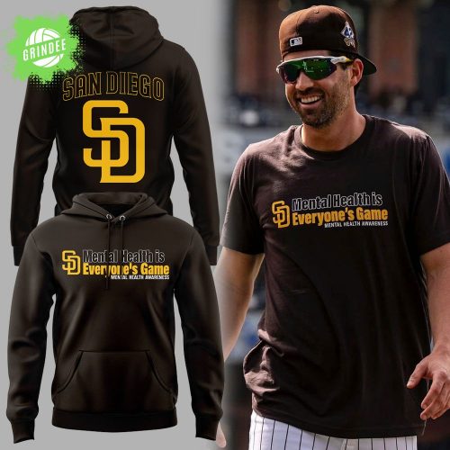 San Diego Padres Mental Health Awareness 2025 Hoodie – Alternate Version for Fans