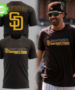 San Diego Padres Mental Health Awareness 2025 T-Shirt – Exclusive Variant Design
