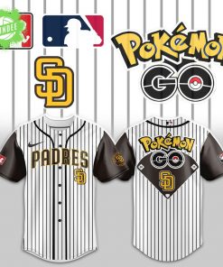San Diego Padres x Pokémon Go Night 2025 Jersey Combo