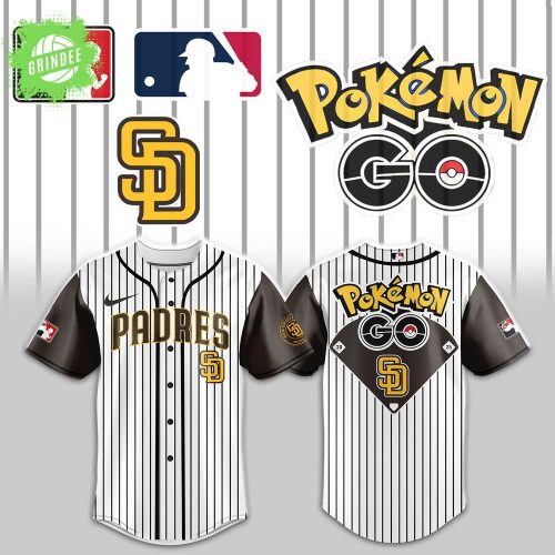 San Diego Padres x Pokémon Go Night 2025 Jersey Combo
