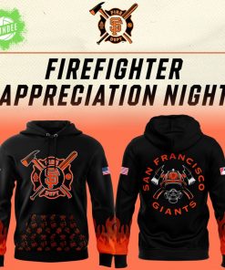 San Francisco Giants Firefighter Appreciation Night Hoodie 2025 – New Edition