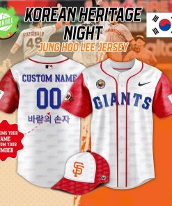 San Francisco Giants x Korean Heritage Night Jersey at Oracle Park