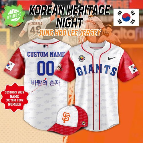 San Francisco Giants x Korean Heritage Night Jersey at Oracle Park