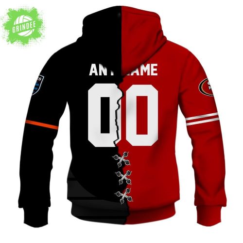 San Jose Earthquakes x San Francisco 49ers Special Hoodie (MLS x NFL Tribute)
