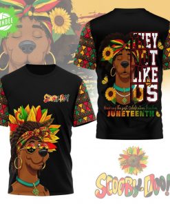 Scooby-Doo Juneteenth 2025 Shirt – They Not Like Us Afro Rasta Pride Tee