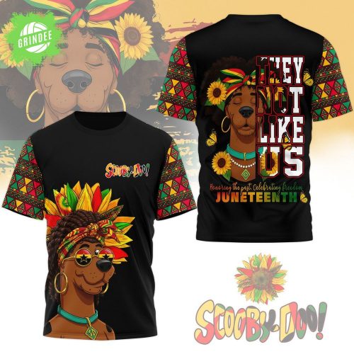 Scooby-Doo Juneteenth 2025 Shirt – They Not Like Us Afro Rasta Pride Tee