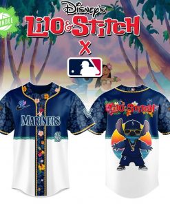 Seattle Mariners MLB x Lilo & Stitch Jersey