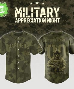 Seattle Mariners Military & Armed Forces Day Jersey – Custom Baseball Edition