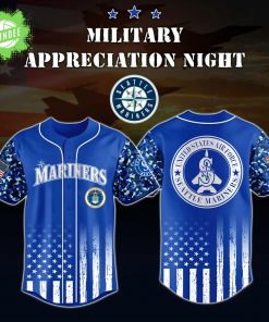 Seattle Mariners x US Air Force Night Jersey 2025 – Limited Support Edition