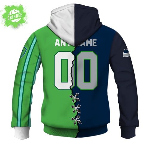 Seattle Sounders FC x Seattle Seahawks Special Hoodie (MLS x NFL Release)