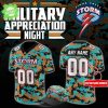 Green Bay Blizzard Military Nights Football Jersey 2025 – IFL Special Edition