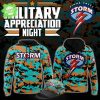 Massachusetts Pirates Military Nights Hoodie 2025 – Indoor Football Military Tribute