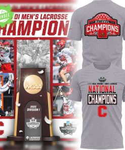 Special 2025 National Champions Division I Big Red Lacrosse Tshirt