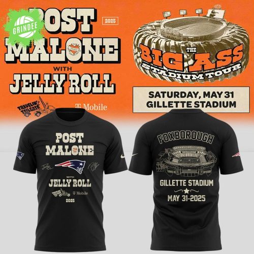 Special Big Ass Stadium Tour x New England Patriots Tshirt 2025