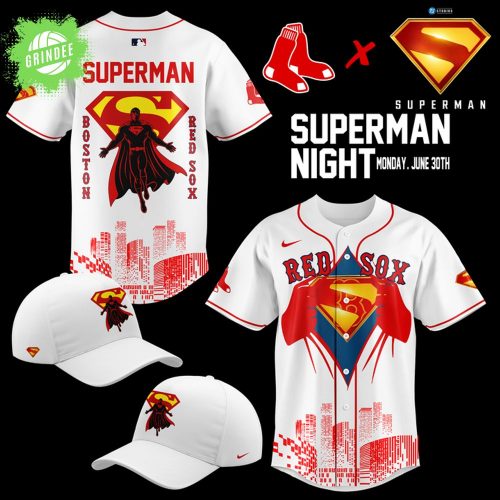 Special New Boston Red Sox x Superman Night Jersey 2025