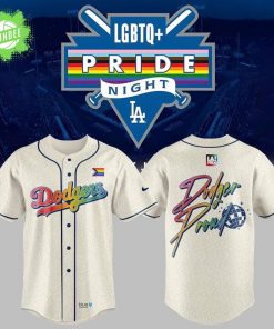 Special New Pride LA Dodgers Logo Jersey