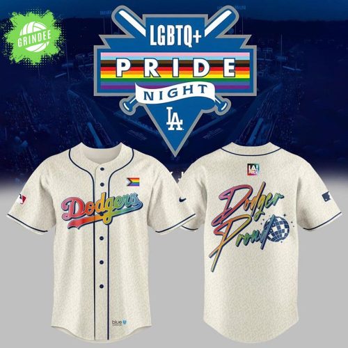 Special New Pride LA Dodgers Logo Jersey