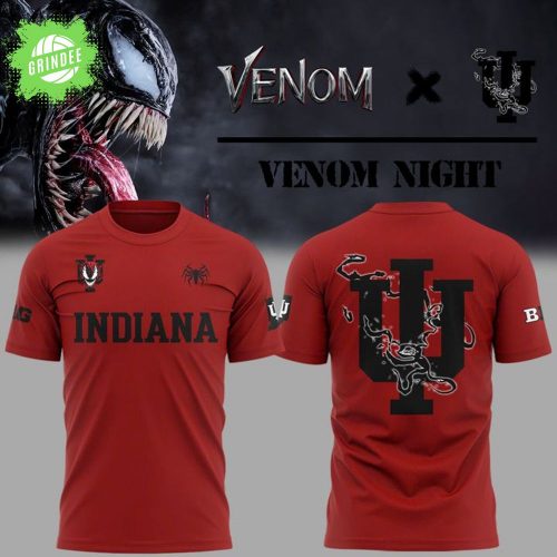 Special New “Venom” x Indiana Hoosiers Tshirt – Limited Edition