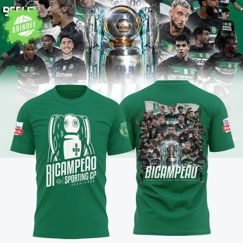 Sporting Clube de Portugal 2025 Champions Green Fan Shirt