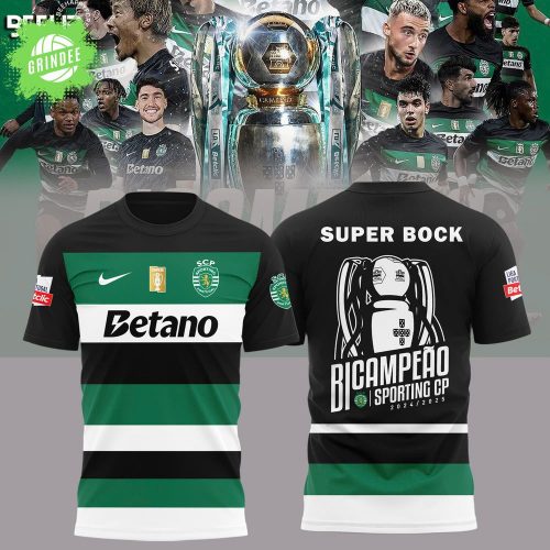 Sporting Clube de Portugal 2025 Champions T-Shirt – Official Fan Gear