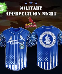 St. Louis Cardinals x US Air Force Night Jersey 2025 – Honor Military Heroes