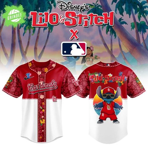 St.Louis Cardinals MLB x Lilo & Stitch Jersey