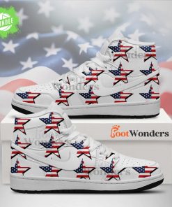 Star Flag V2 – American Flag – Independence Day J1 Shoes