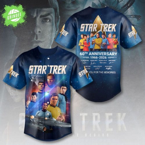 Star Trek Baseball Jersey – Sci-Fi Series Crossover Fan Apparel