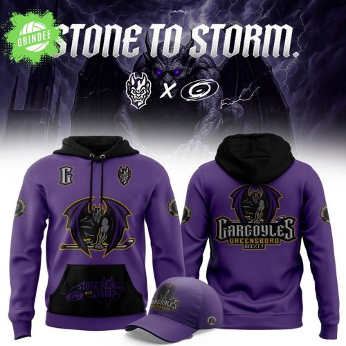 “Stone to Storm” 2025 Purple Hoodie – Limited Edition Motivational Apparel
