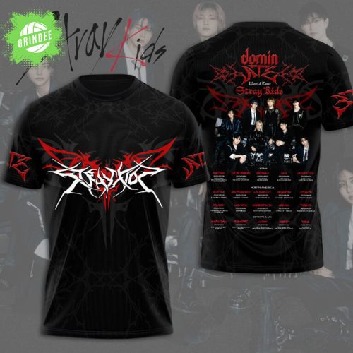 Stray Kids 3D T-Shirt – K-pop Group Graphic Tee