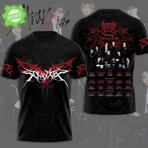 Stray Kids 3D T-Shirt – K-pop Group Graphic Tee