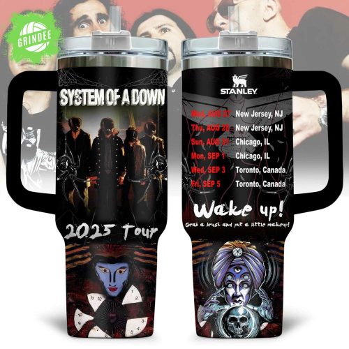 System Of A Down 2025 Tour Stanley Tumbler
