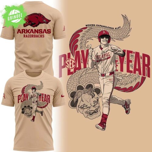 THE DRAGON Wehiwa Aloy Arkansas Baseball T-Shirt – Limited Hawaiian Edition